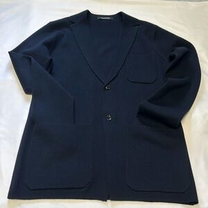 Scotch and Soda Men’s Sweater Blazer Wool Blend Cardigan